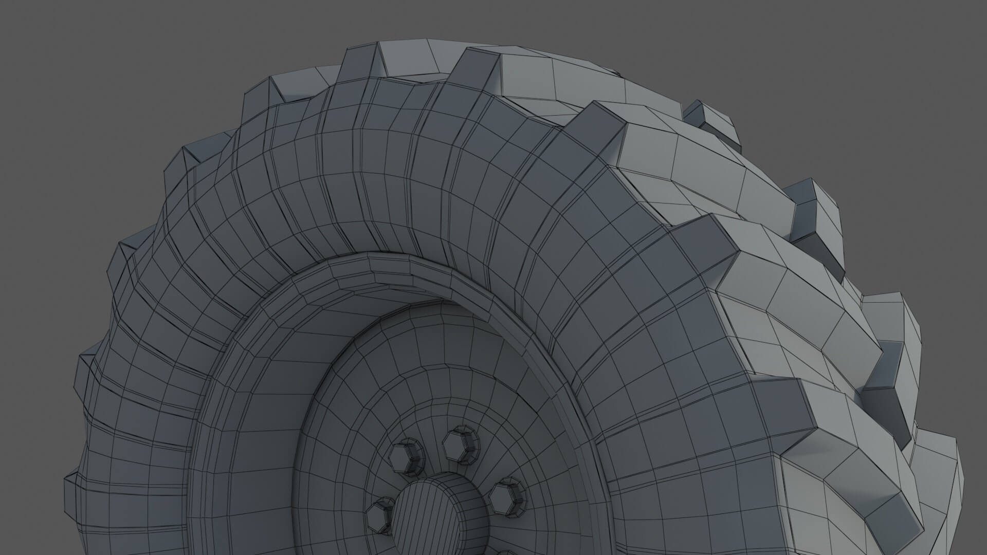 Tractor Wheel Rim Tire - 3D Model by ferhatkose19