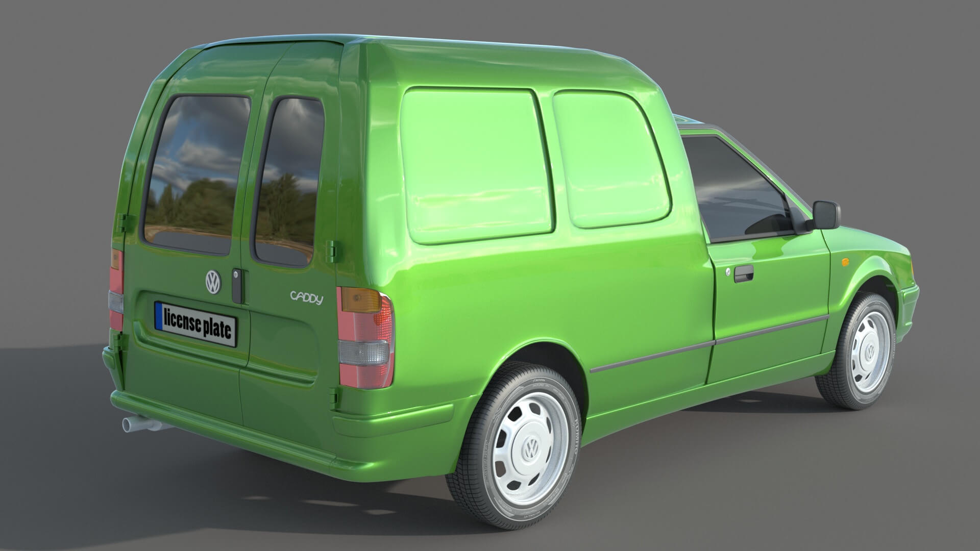 Volkswagen Caddy Van MK2 3D Model by ferhatkose19