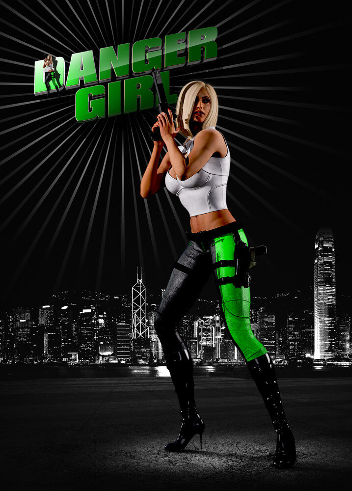 Danger Girl 3D Render RenderHub Gallery