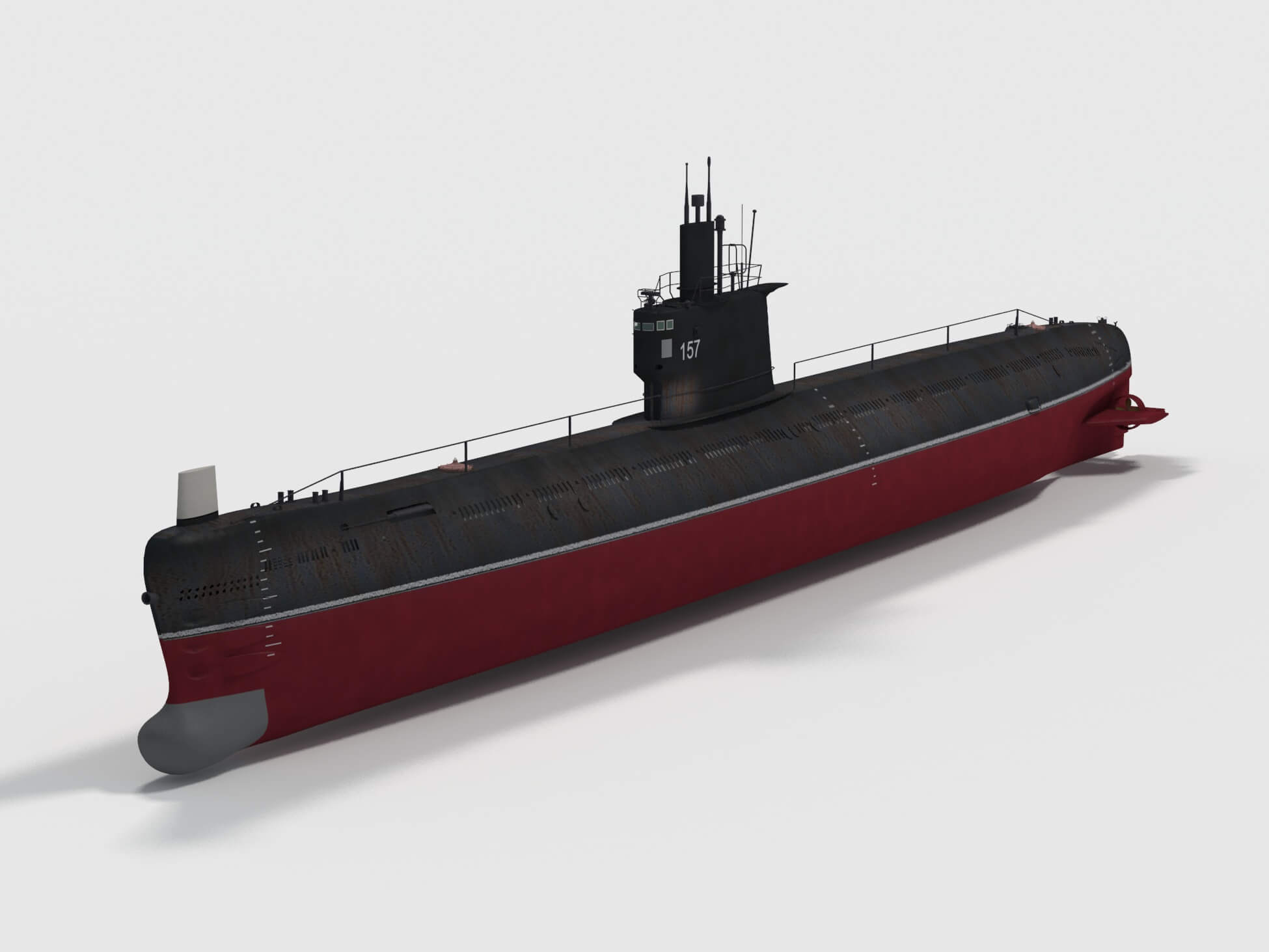 Type 033 Romeo Class Submarine 3D Model by FiniasK