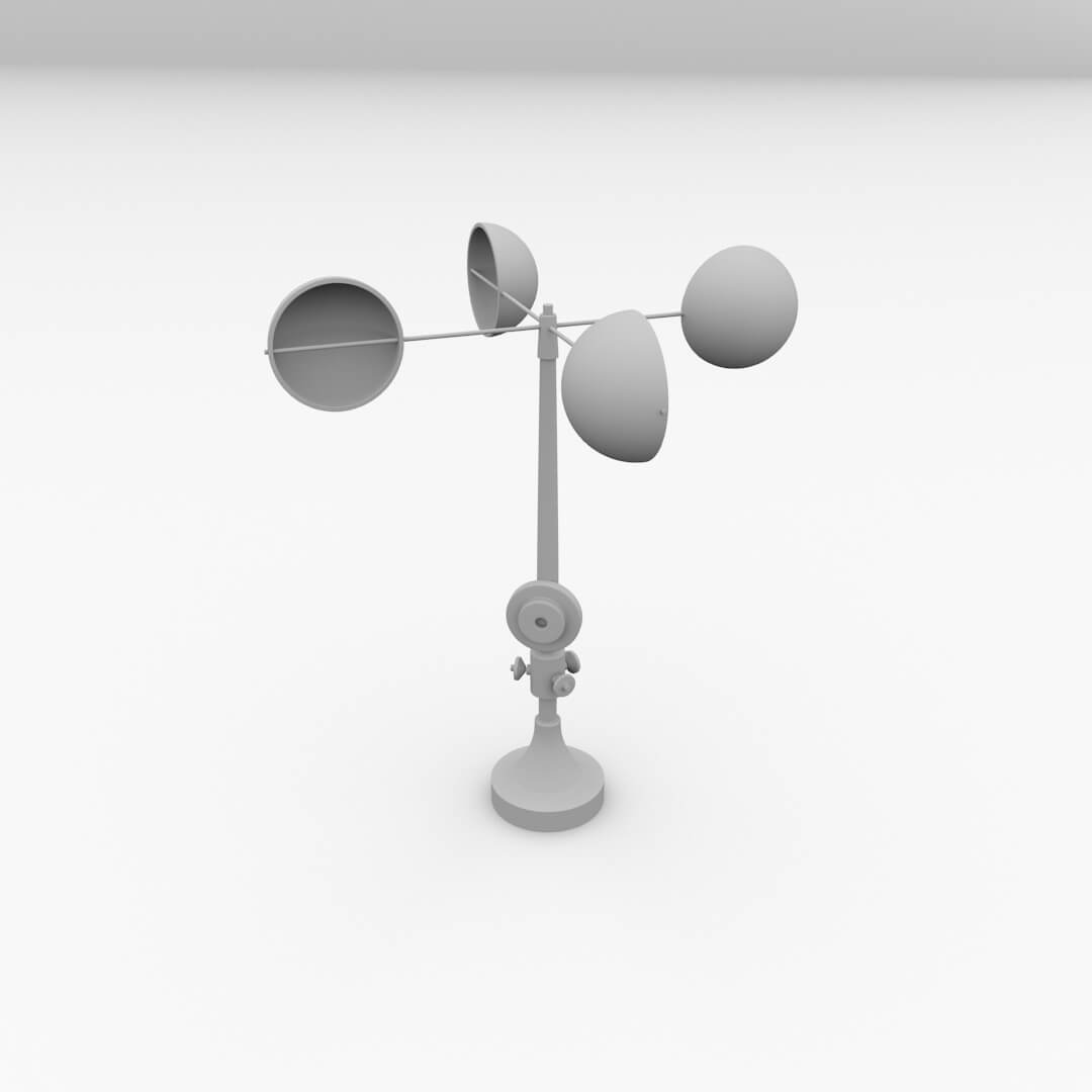 Anemometer 3D Model by firdz3d