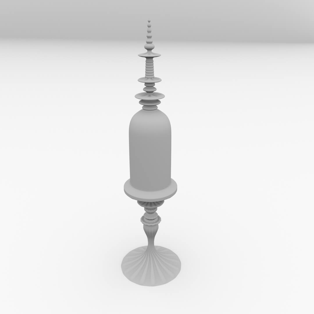 Bell Jar 3D Model by firdz3d