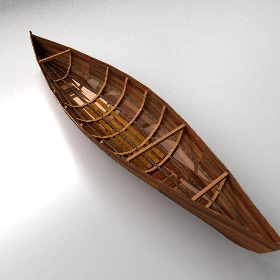 Canoe 3D Model by firdz3d