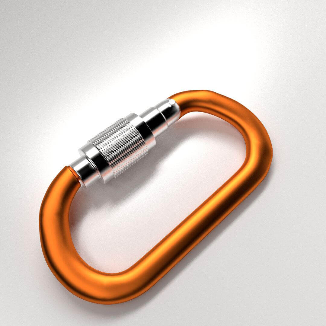 Carabiner 3D Model by firdz3d