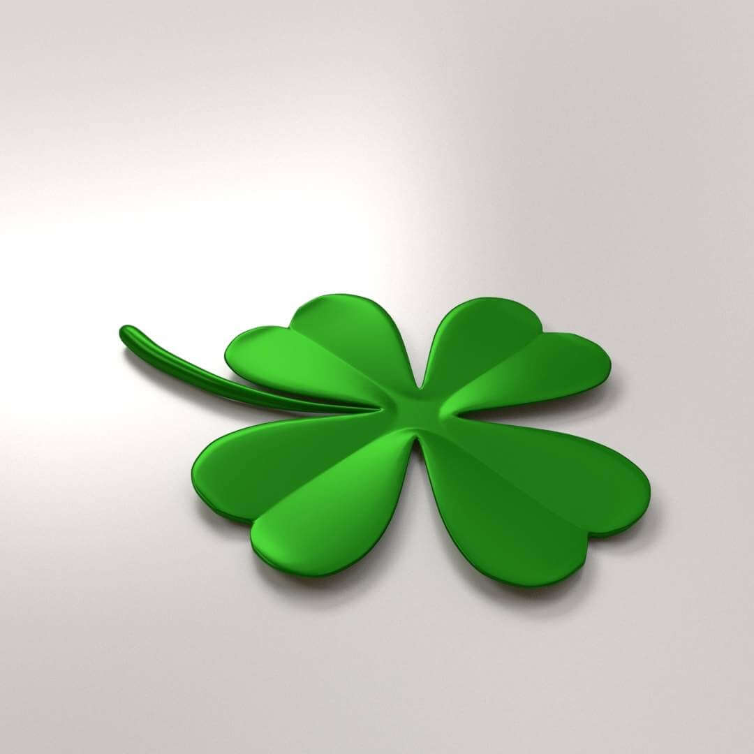 Clover 3. Трилистник stl. Clover 3d. Клевер 3d. Клевер 3d модель.