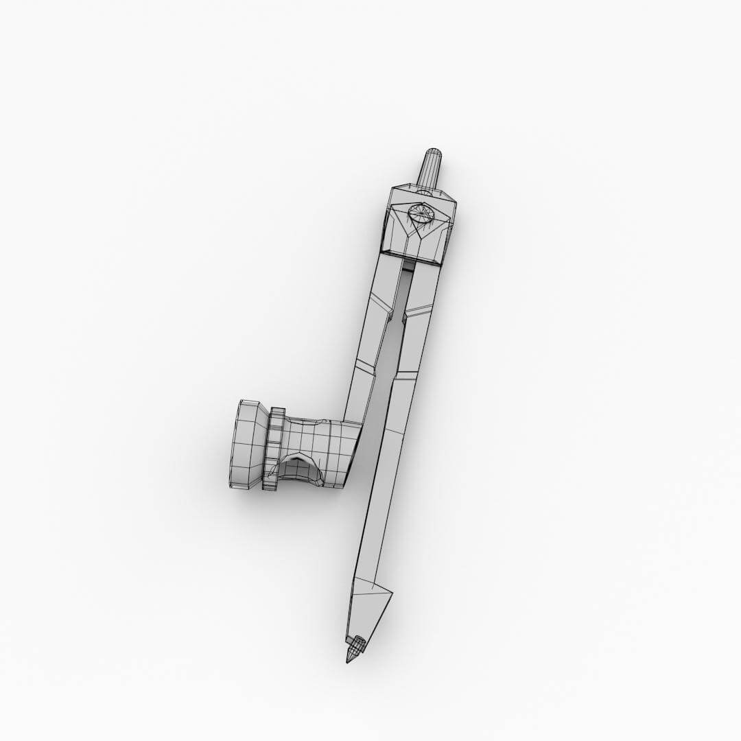 Drawing Compass 3D Model by firdz3d