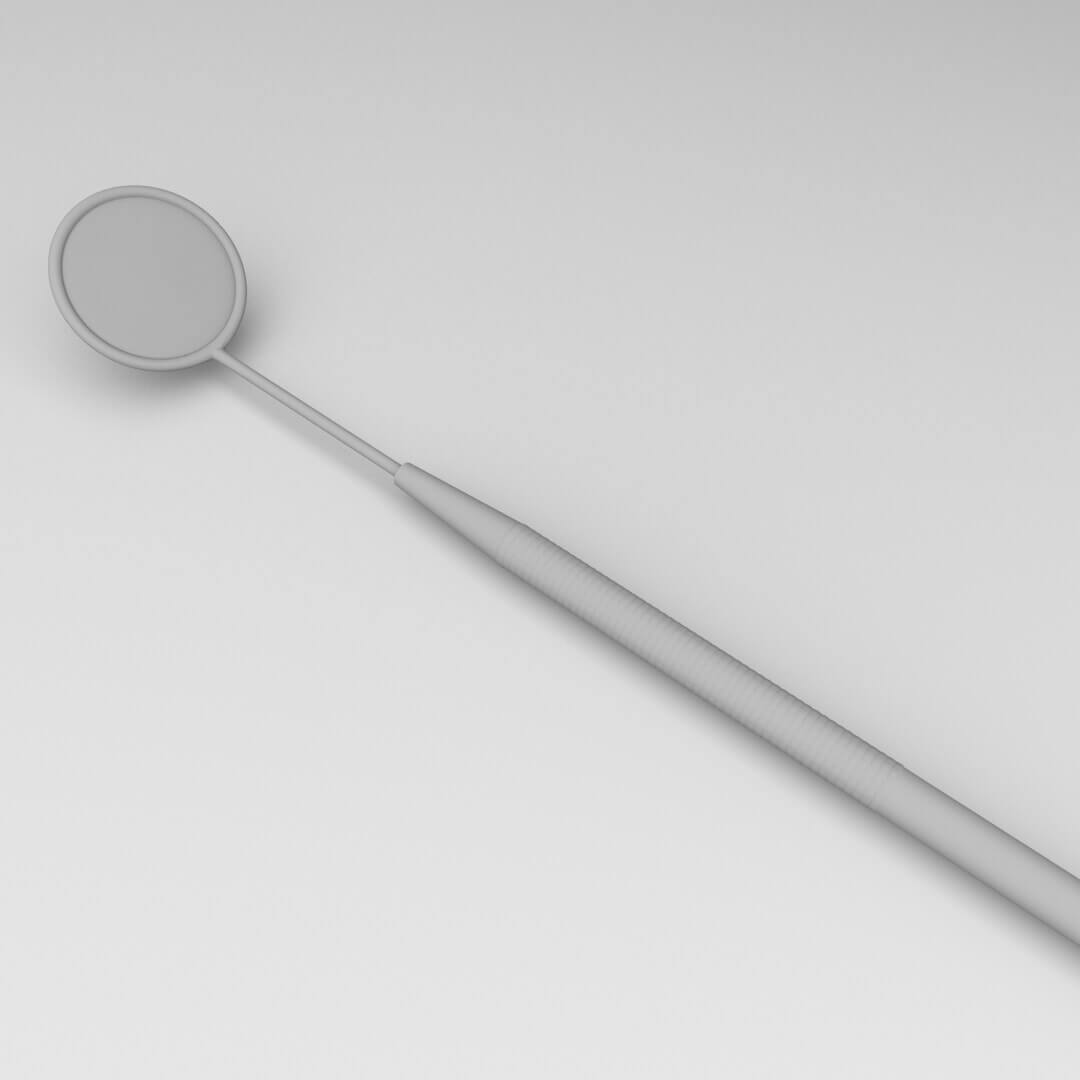 Dental Mirror 3D Model by firdz3d