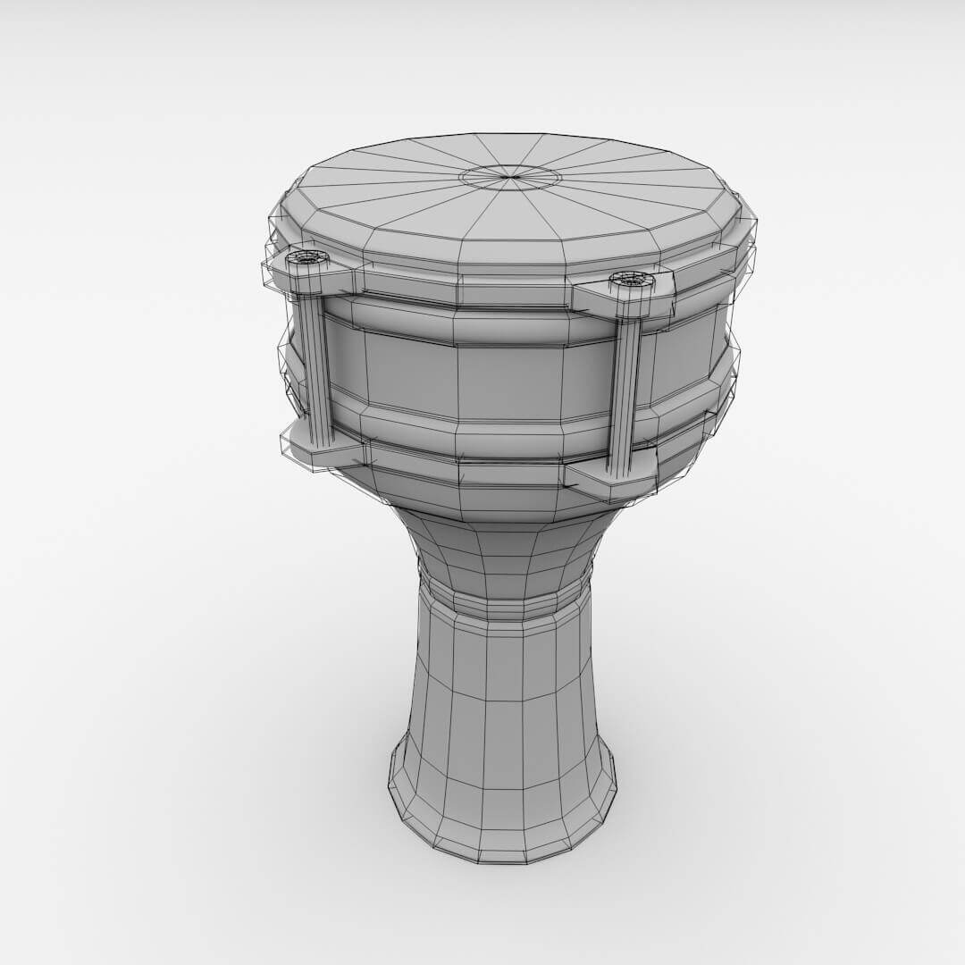 Doumbek 3D Model by firdz3d