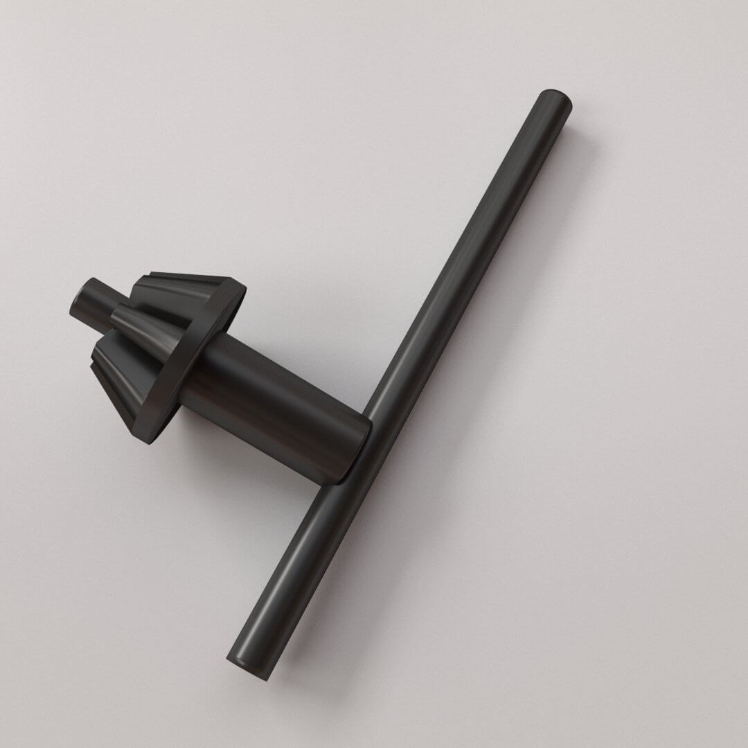 Drill Chuck Key 3D Model by firdz3d