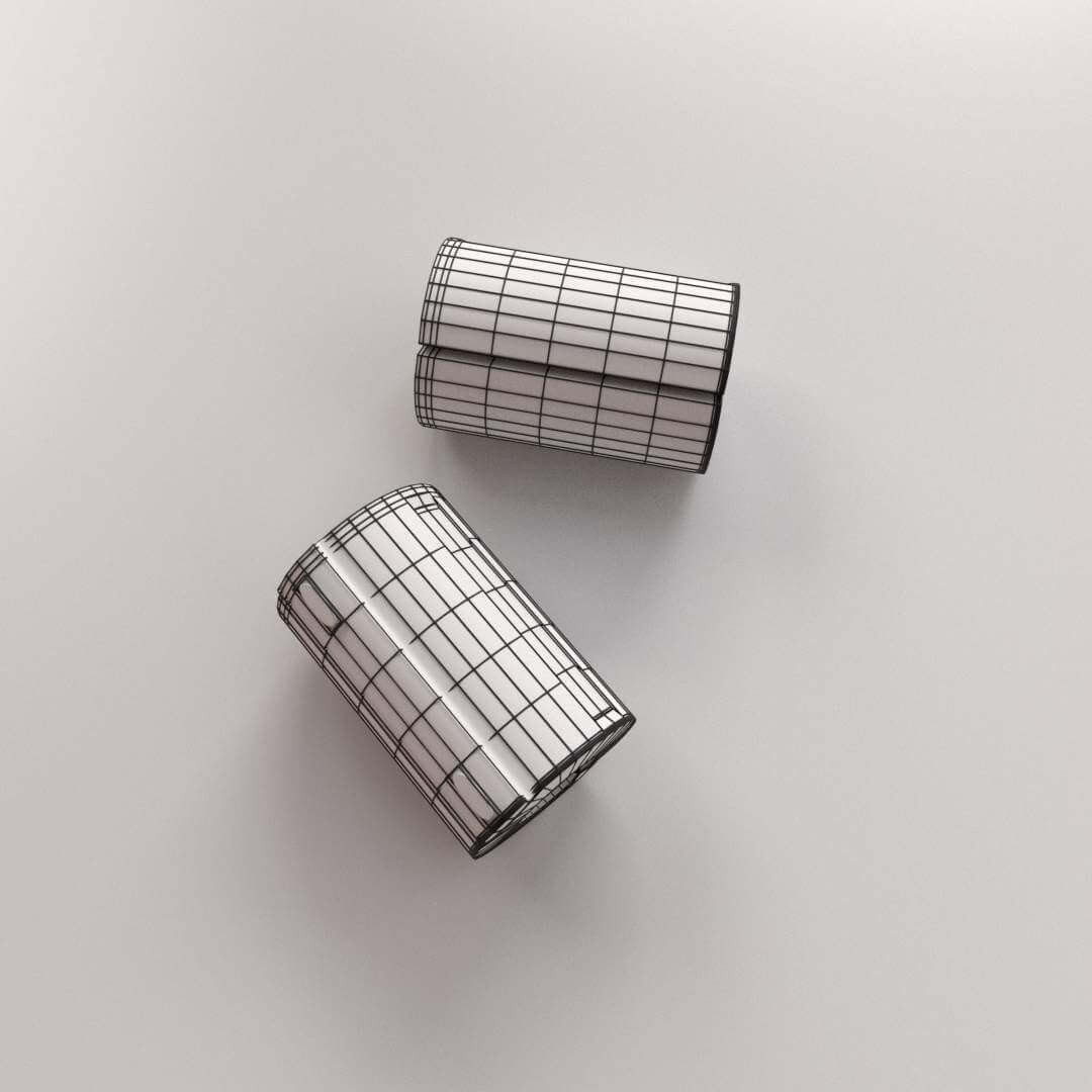 Ferrite Clamp 3D Model by firdz3d