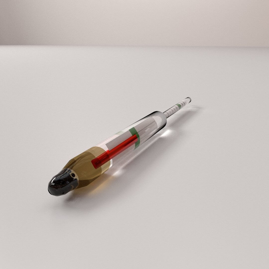 Floating Hydrometer 3D Model by firdz3d