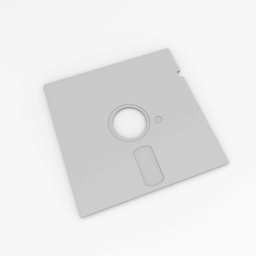 Floppy Disk 5.25 3D Model by firdz3d