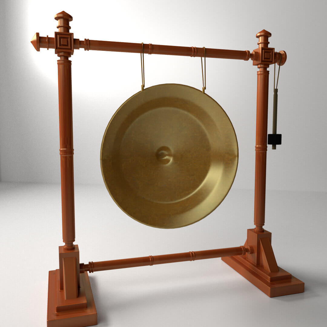 Gong - 3D Model by firdz3d