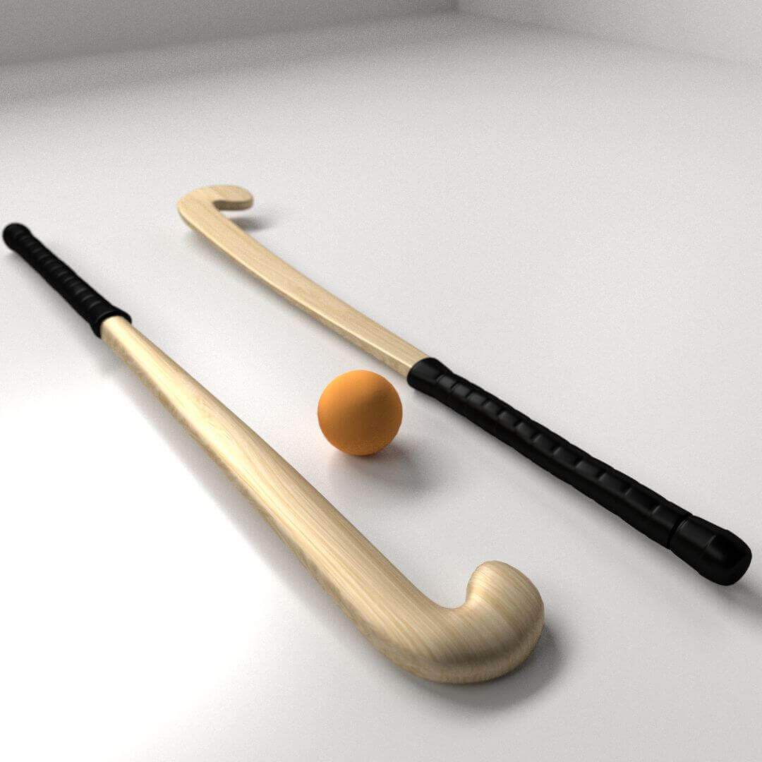 Hockey Stick 3d Model