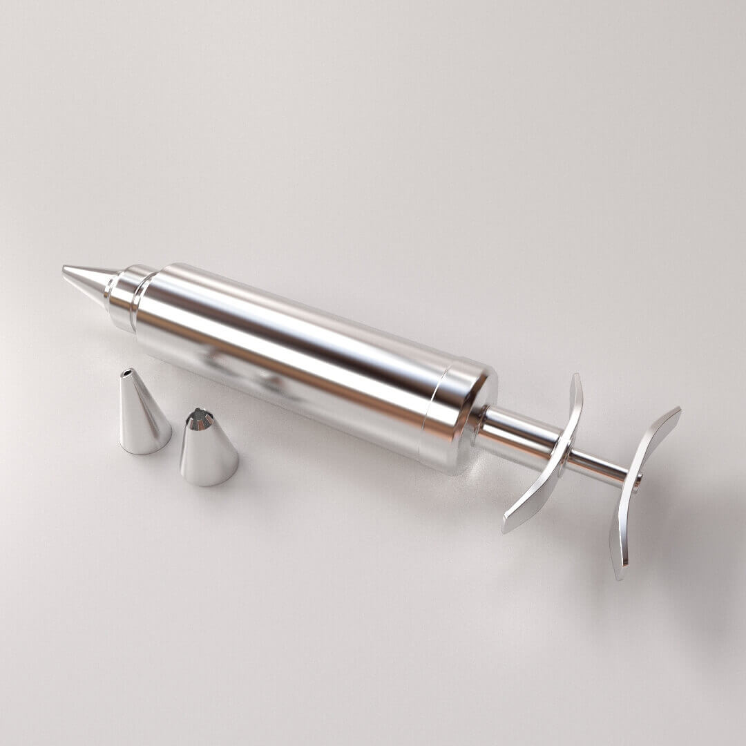 Icing Syringe - 3D Model by firdz3d