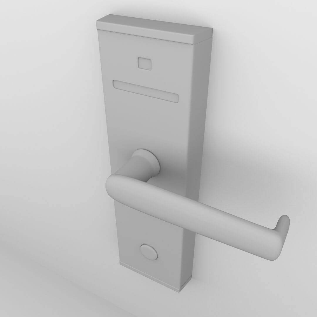 Keycard Lock 3D Model by firdz3d