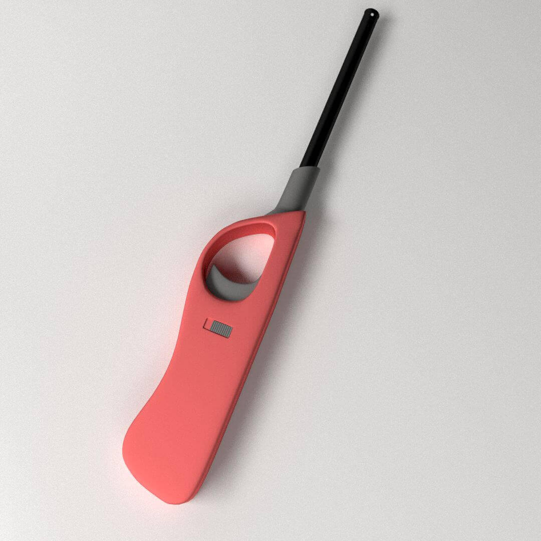 Kitchen Lighter 3D Model by firdz3d
