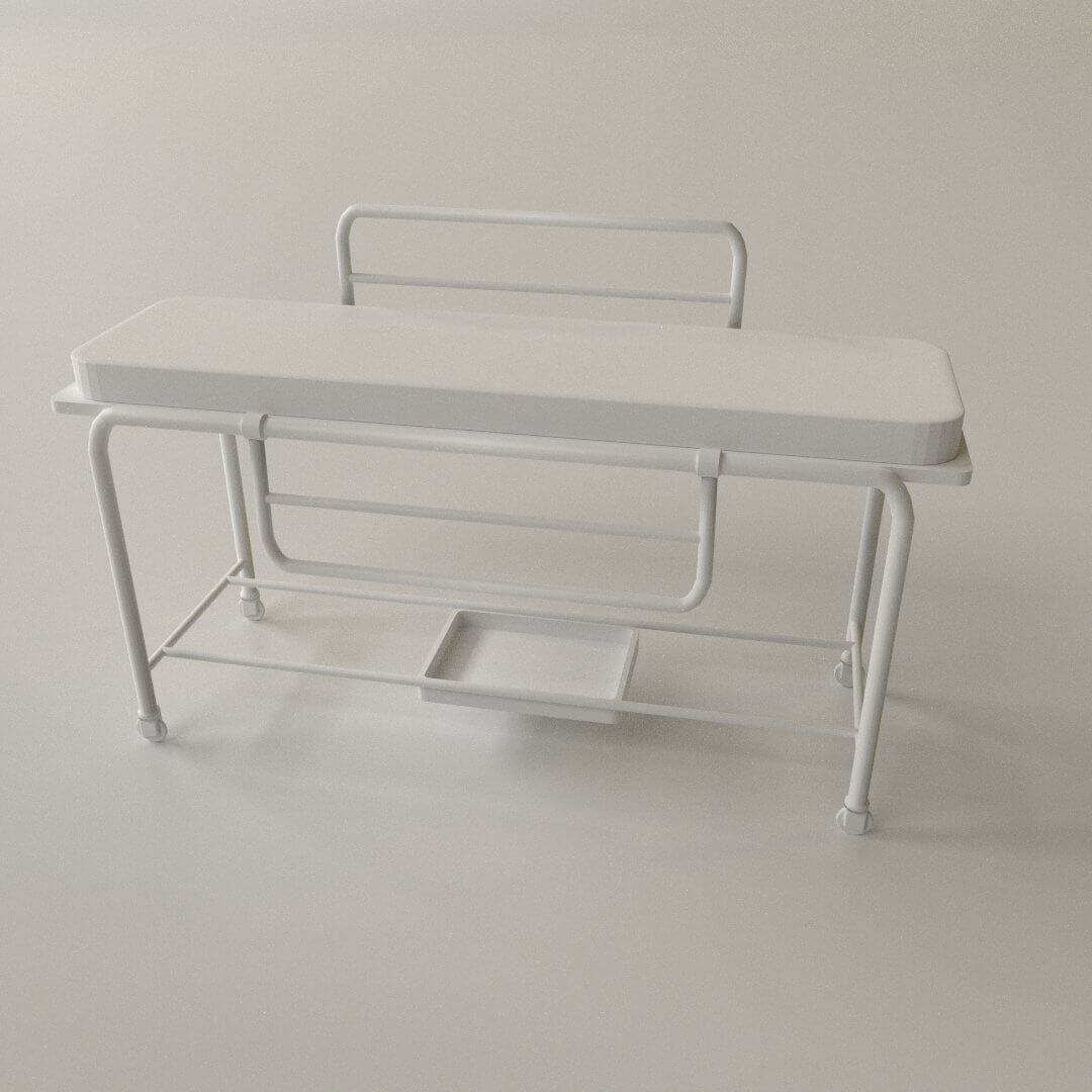 Medical Gurney 3D Model by firdz3d