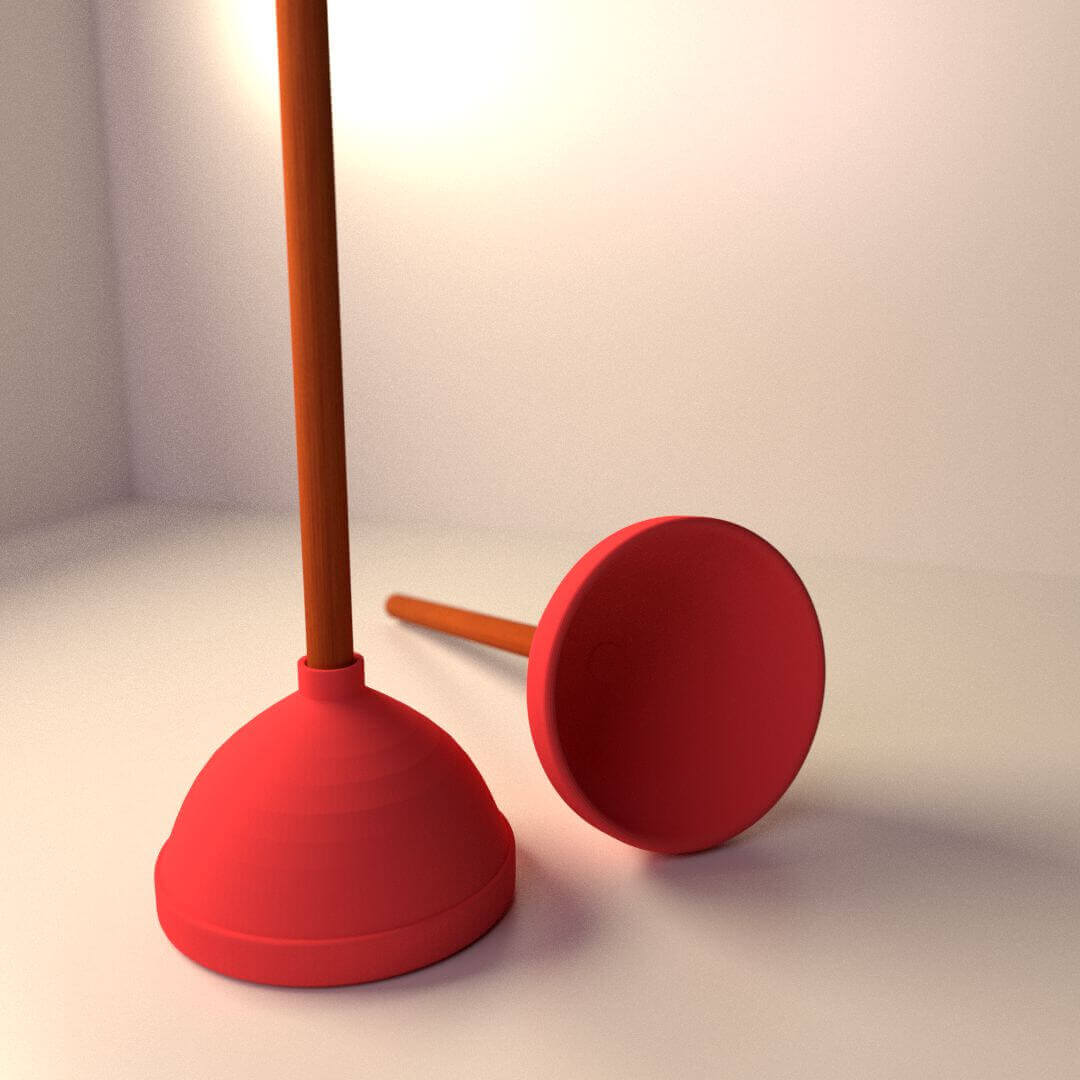 Plunger 3D Model by firdz3d