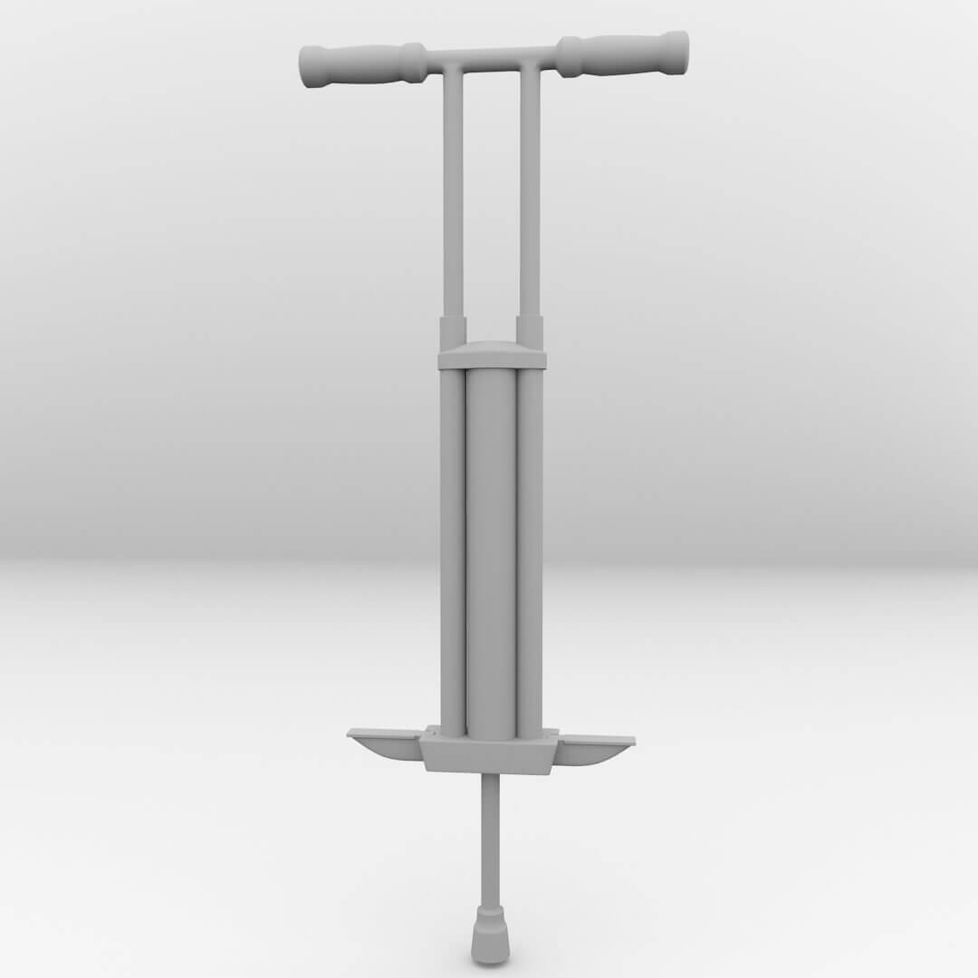 Pogo Stick 3D Model by firdz3d
