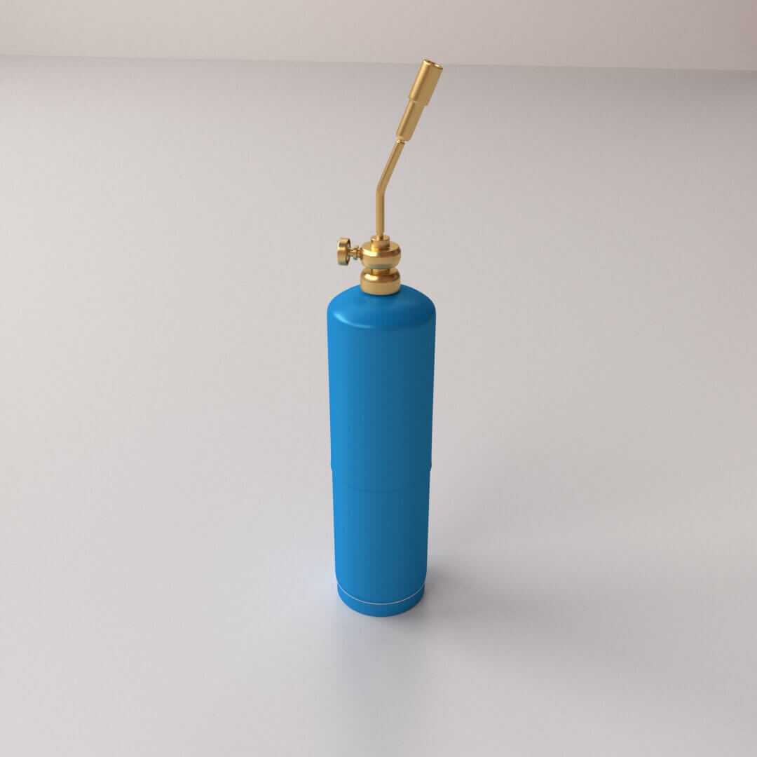 Torch model weights. Паяльная лампа 3д модель. модель пропана. propane torch.