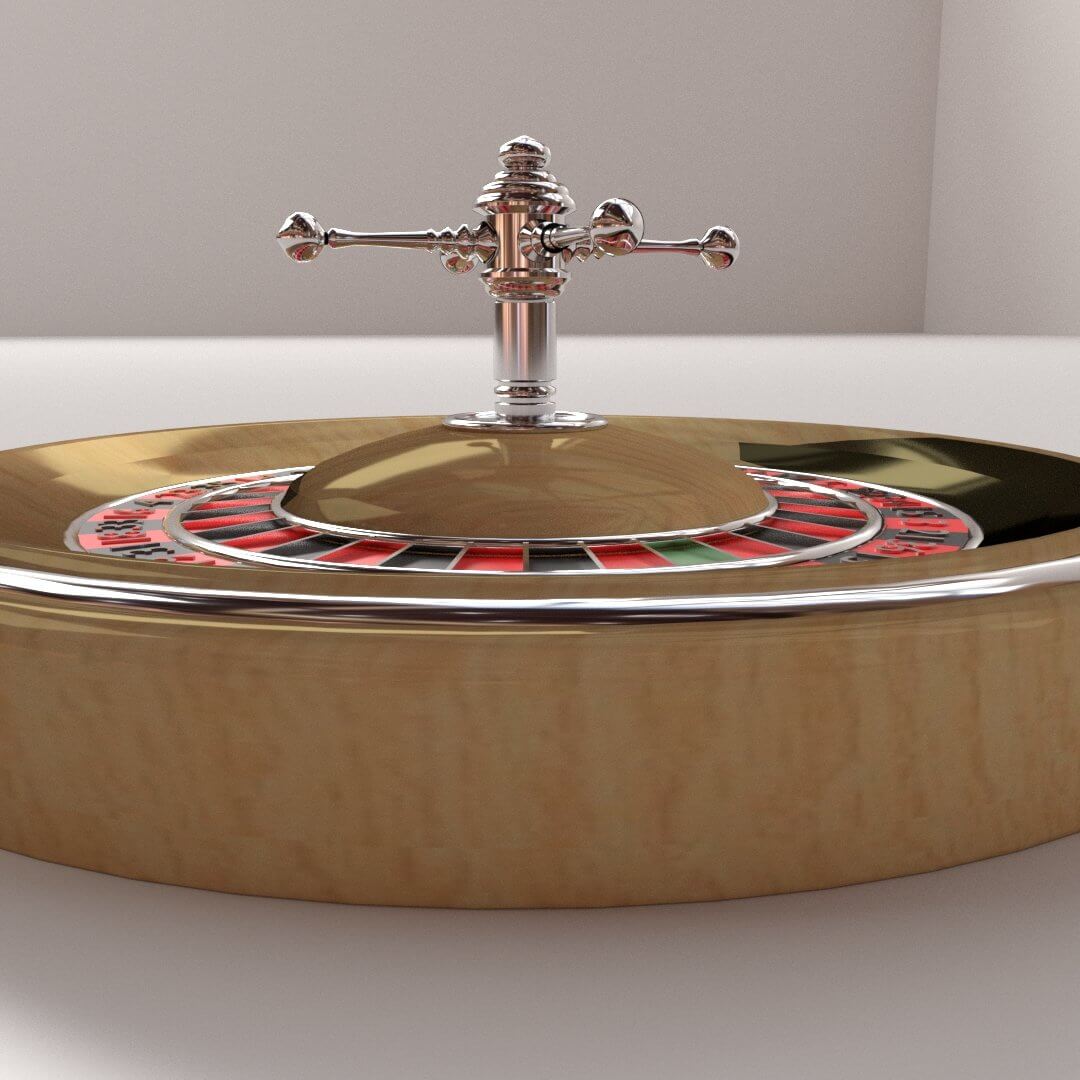 Roulette Wheel - 3D Model by firdz3d