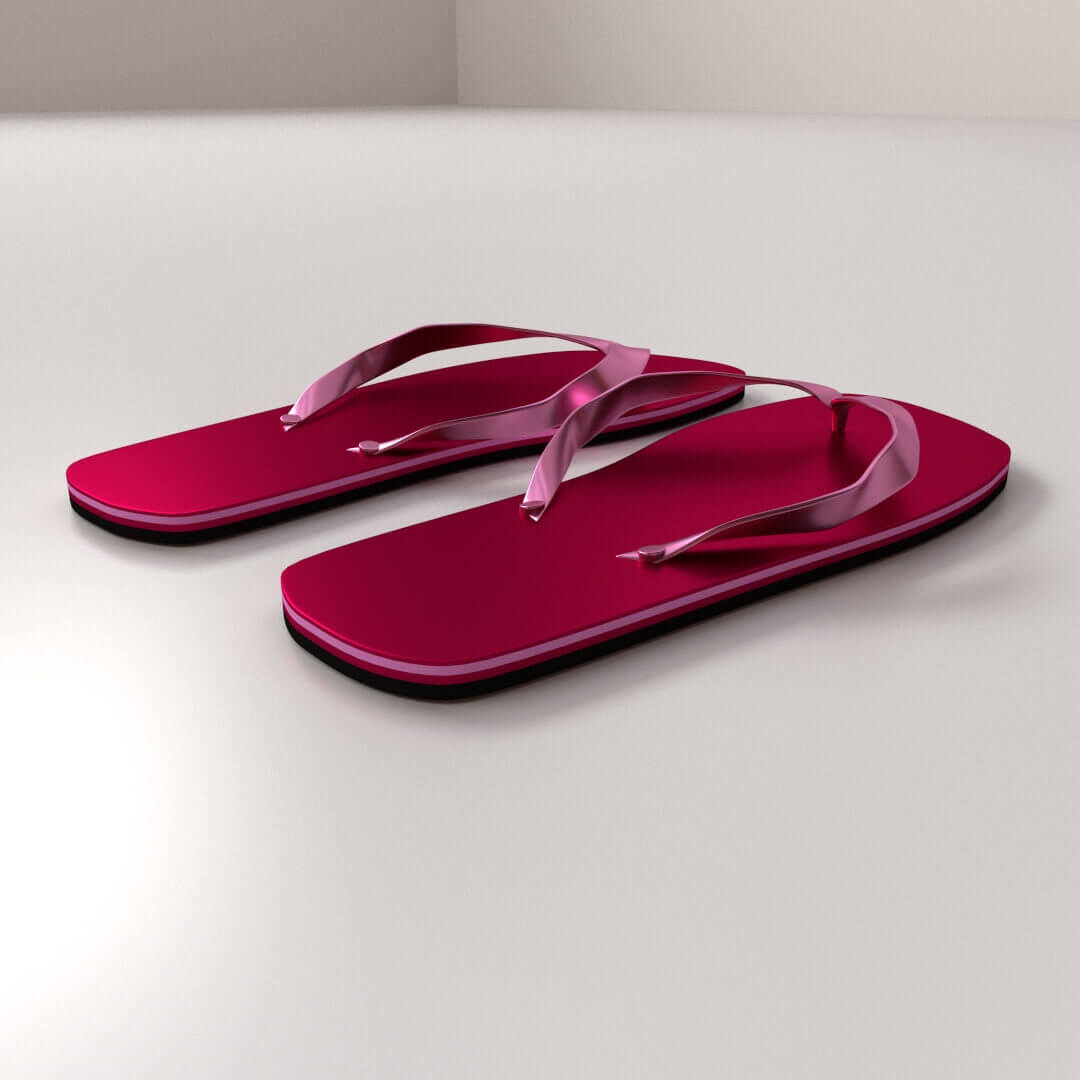 Slippers - 3D Model by firdz3d