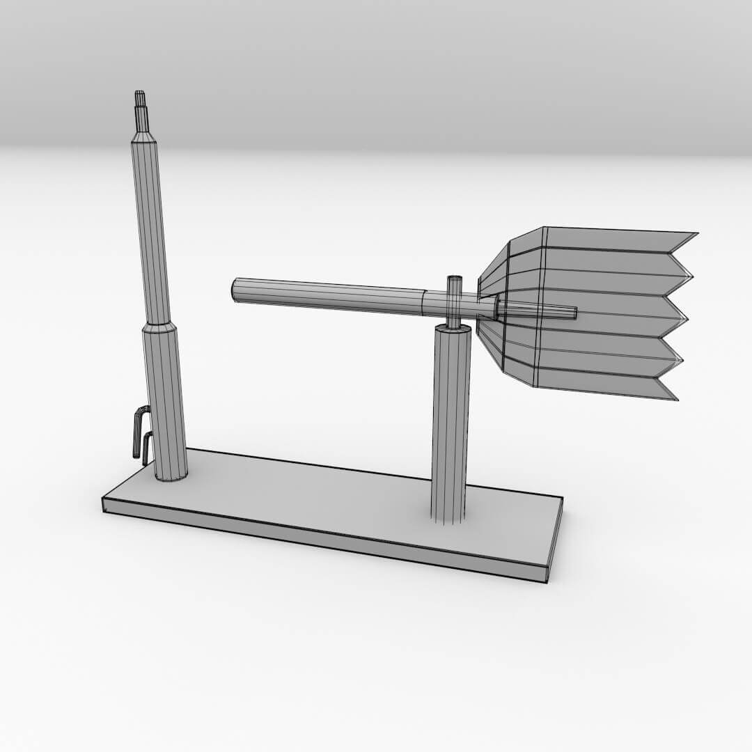 Tube Anemometer 3D Model by firdz3d