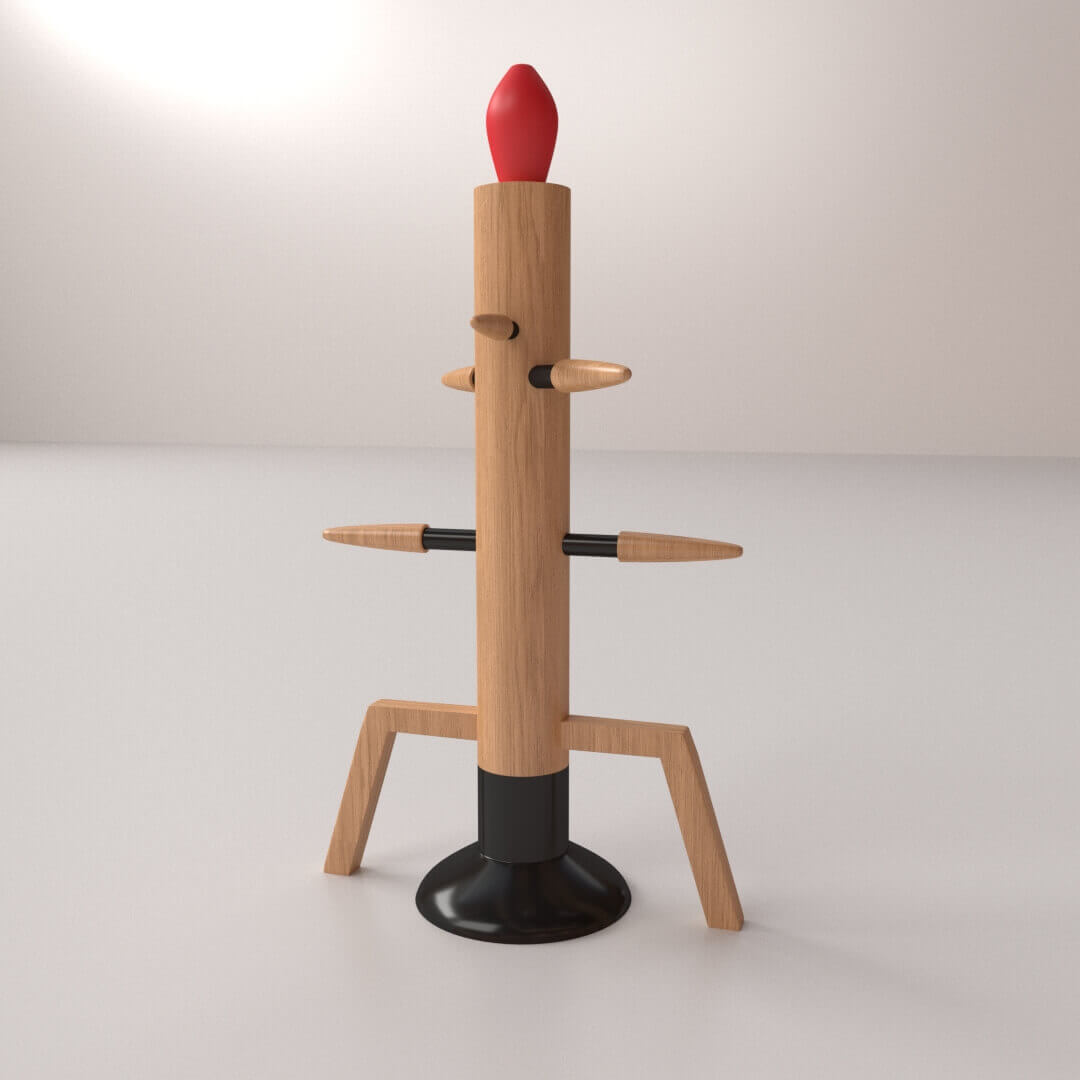 Wooden Dummy - 3D Model by firdz3d