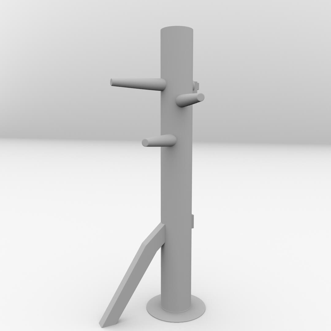 Wooden Dummy - 3D Model by firdz3d