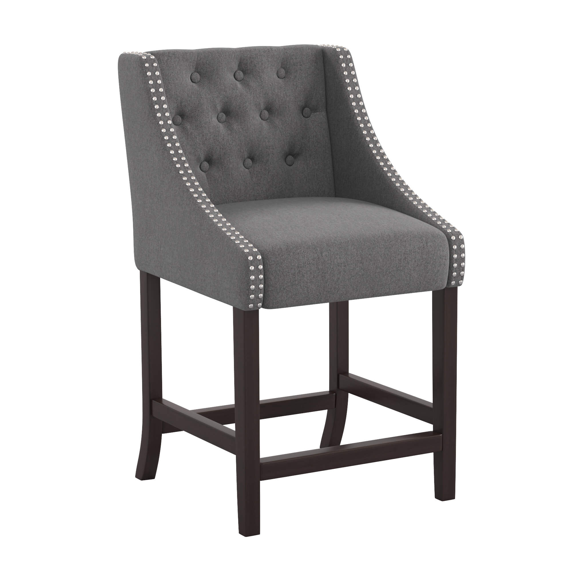 Bar Stool Carmel Series 24 Inch 3D Model by flawless3d