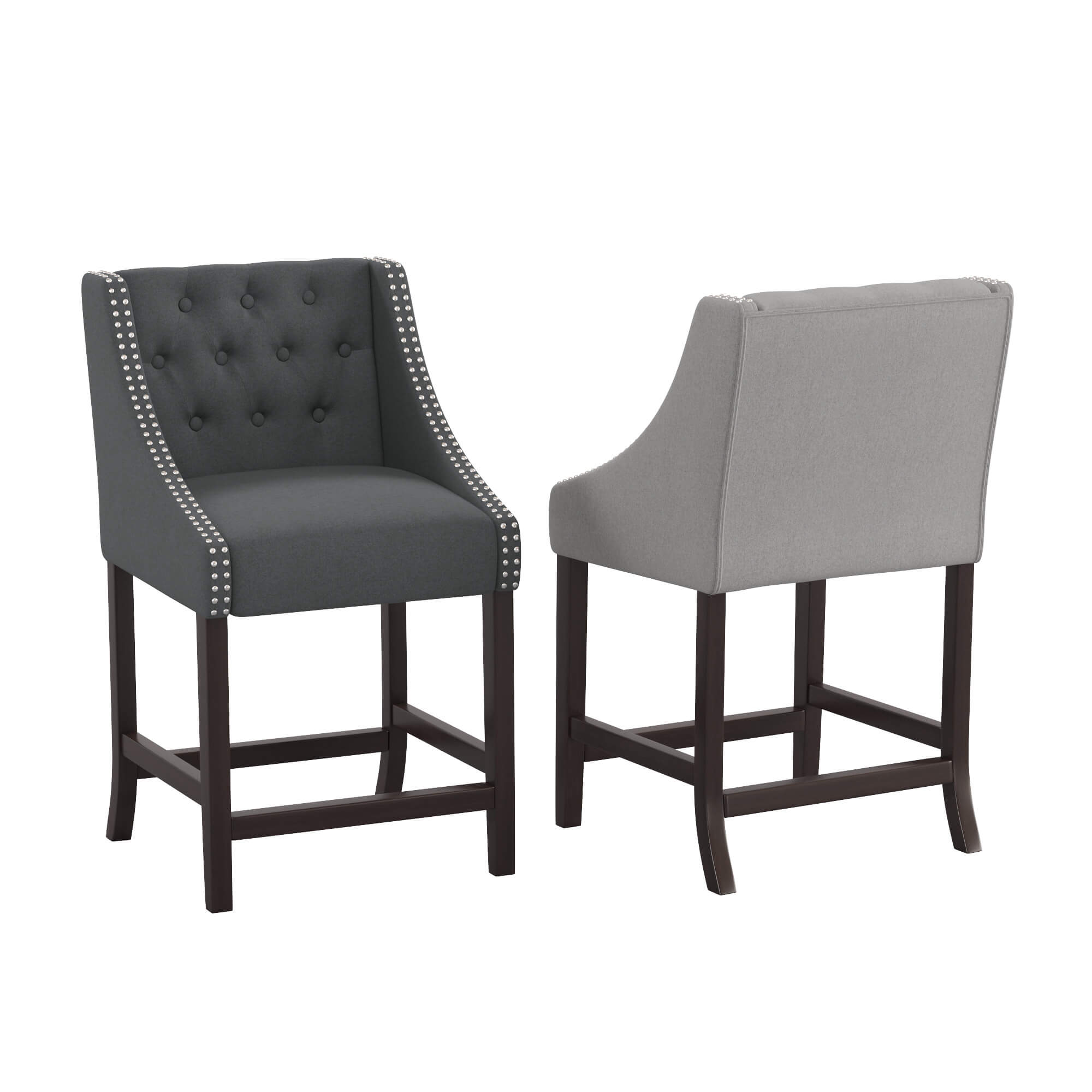 Bar Stool Carmel Series 24 Inch 3D Model by flawless3d