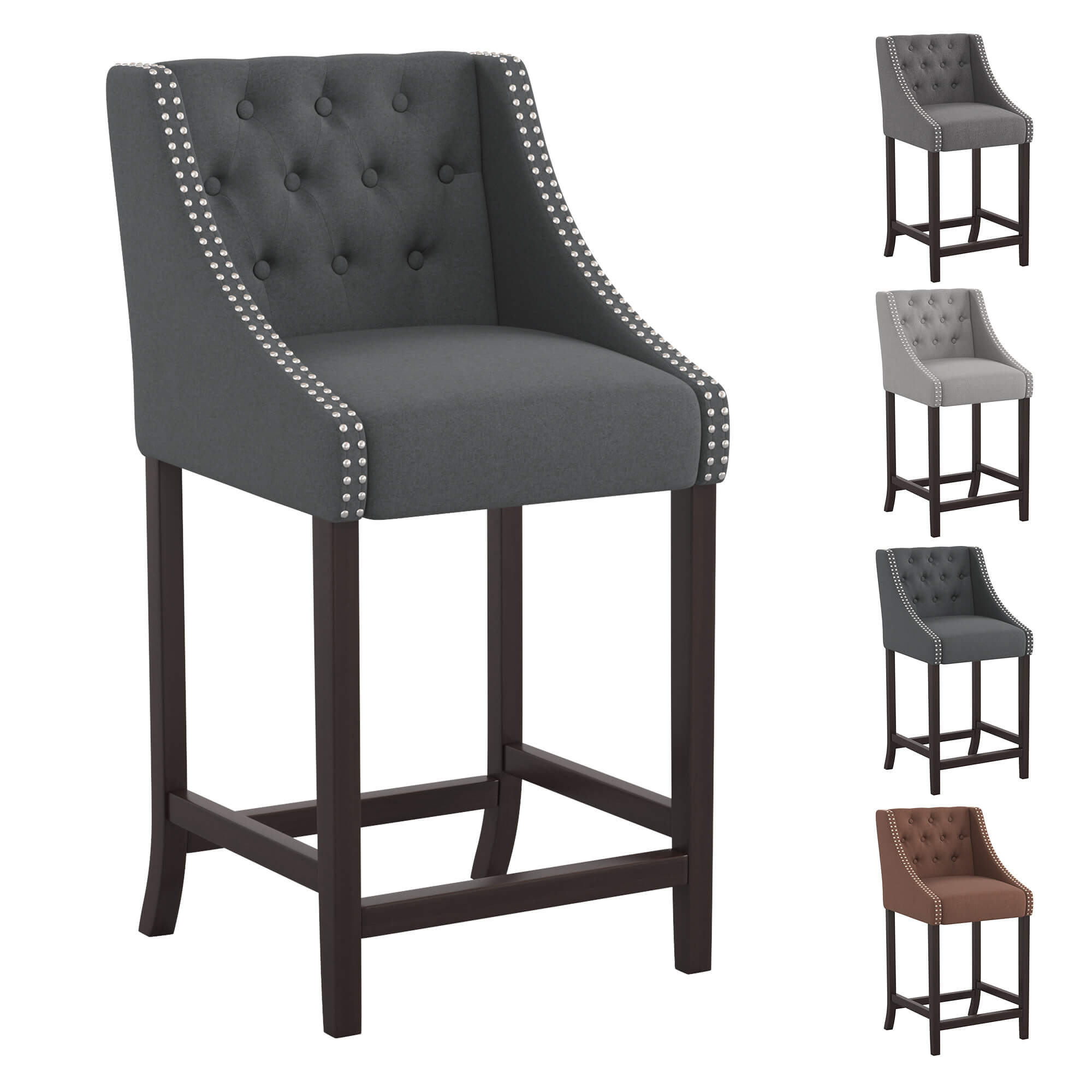 Bar Stool Carmel Series 30 Inch 3D Model by flawless3d