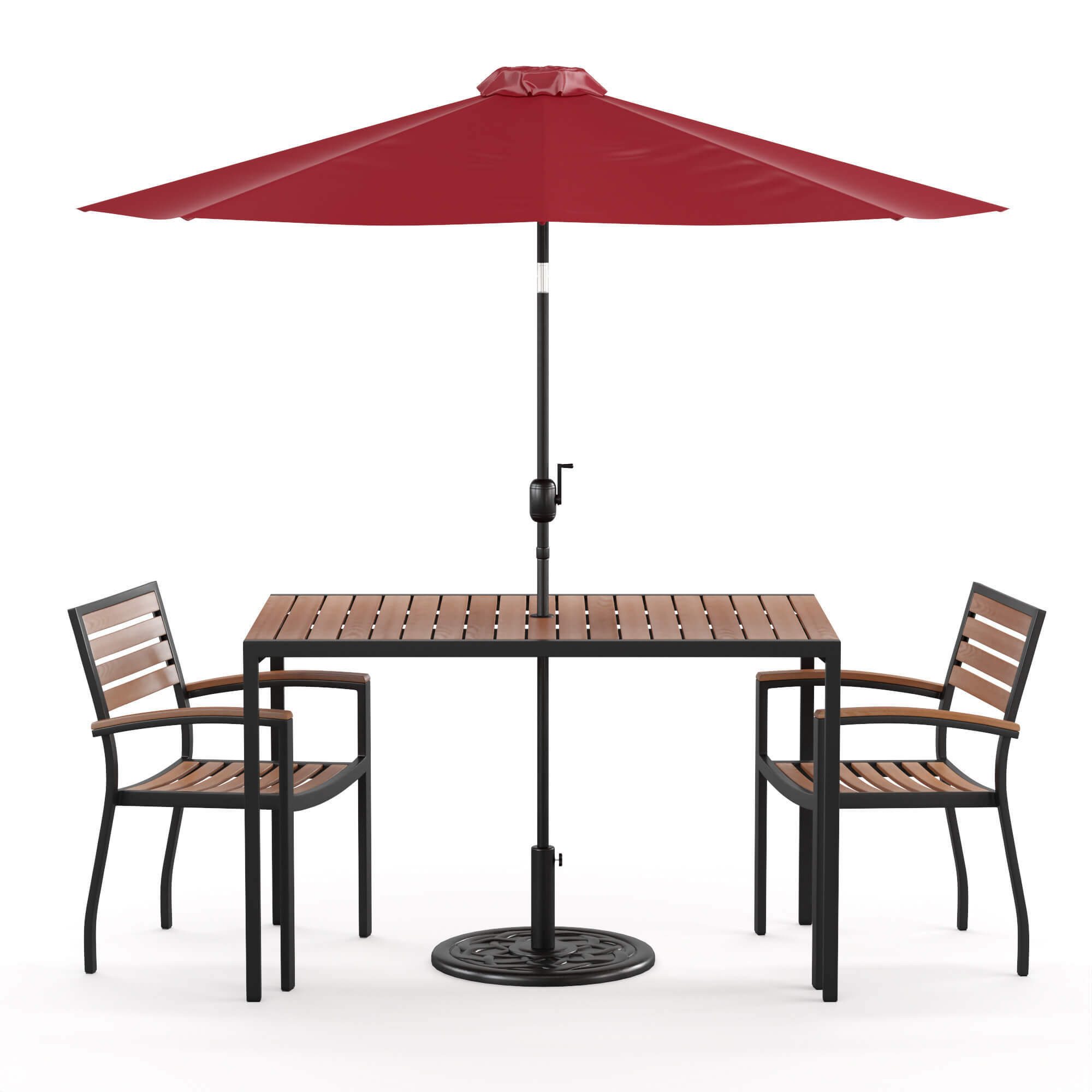 Garden Patio Bistro Furniture Set - 3D Model by flawless3d