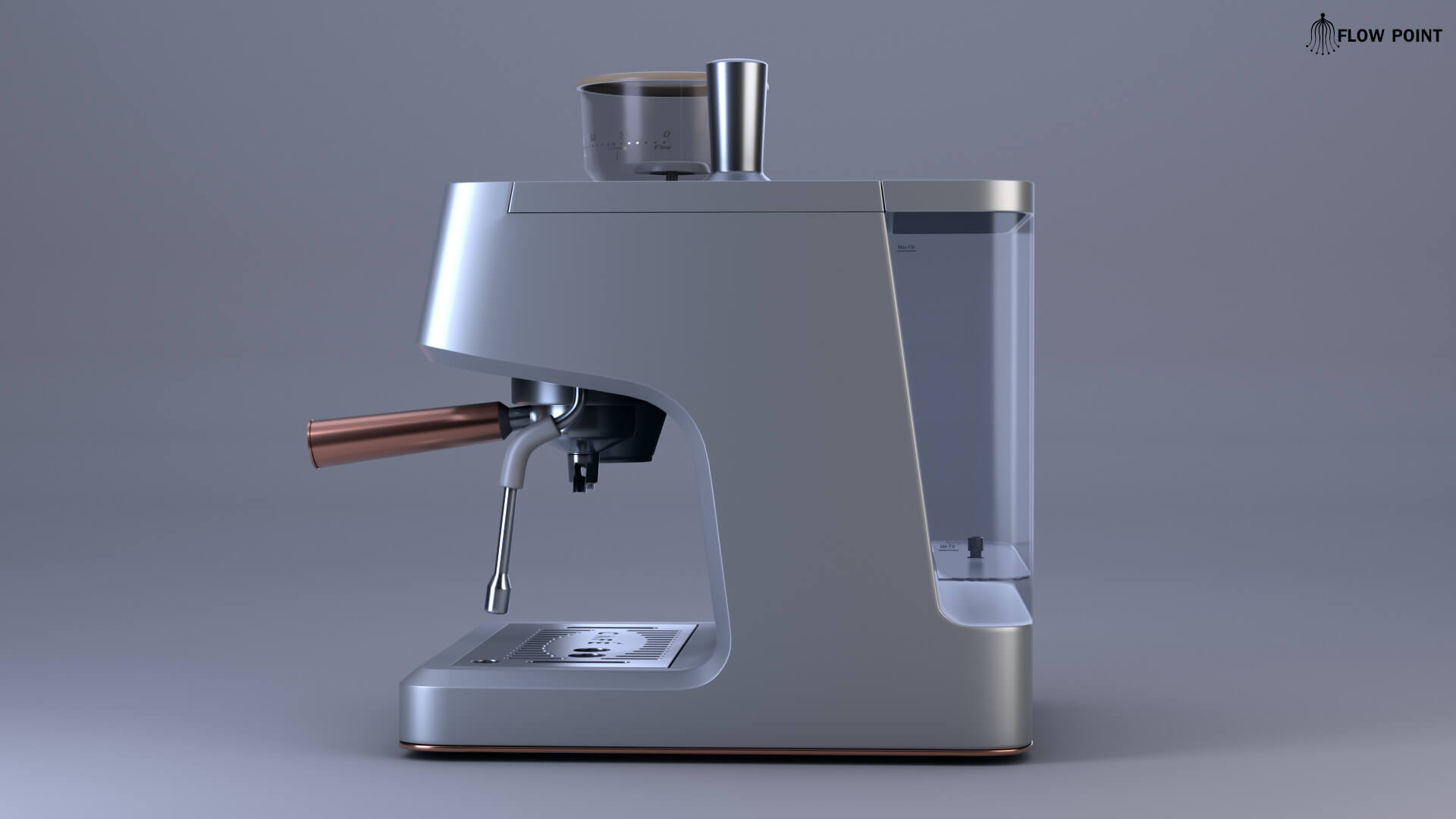 Cafe Bellissimo Coffee Maker 3D Model by flowpoint