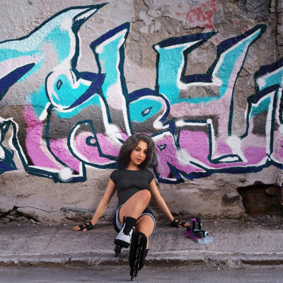 My Entry - Renderhub Graffiti Contest