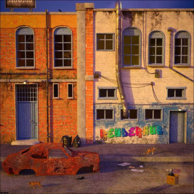 Abandoned street