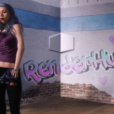 Ulrika in Trouble Renderhub contest entry 