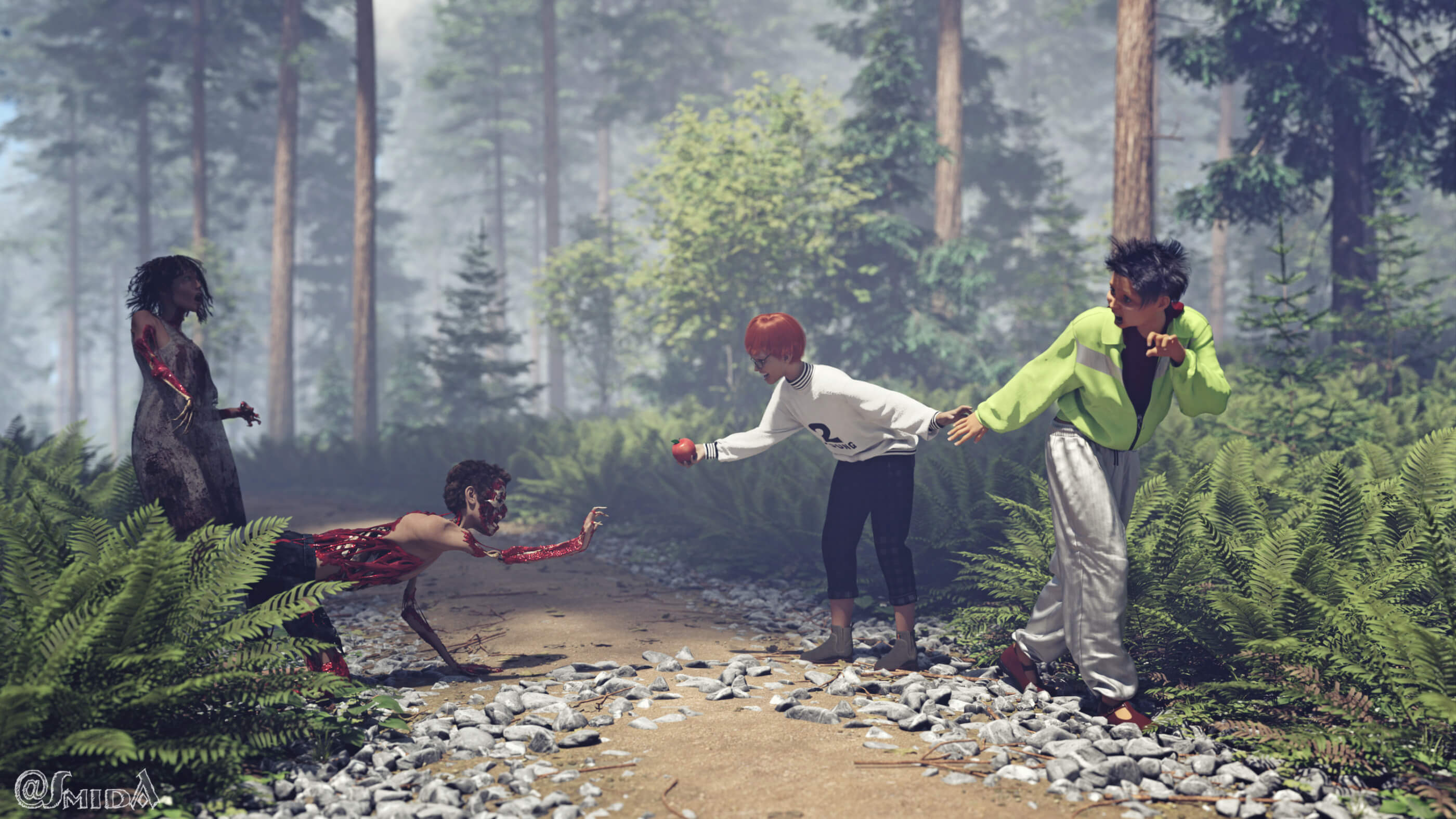 Contest Entry - Zombies among us | RenderHub Forum