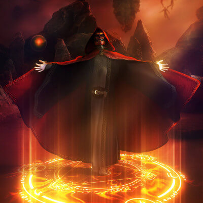 Horrific Render contest entry - Necromancer