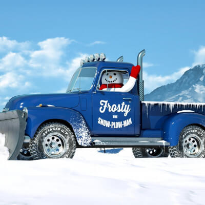 Frosty the Snow Plow Man