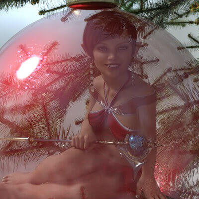 Winter Fairy Ornament