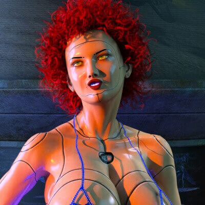 sexy soldier robot