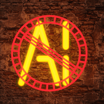Anti ai logo entry