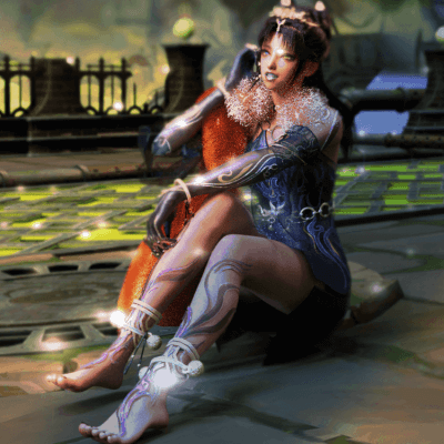 Fantasy city in the future