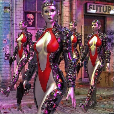 The army of robots because we didnt listen