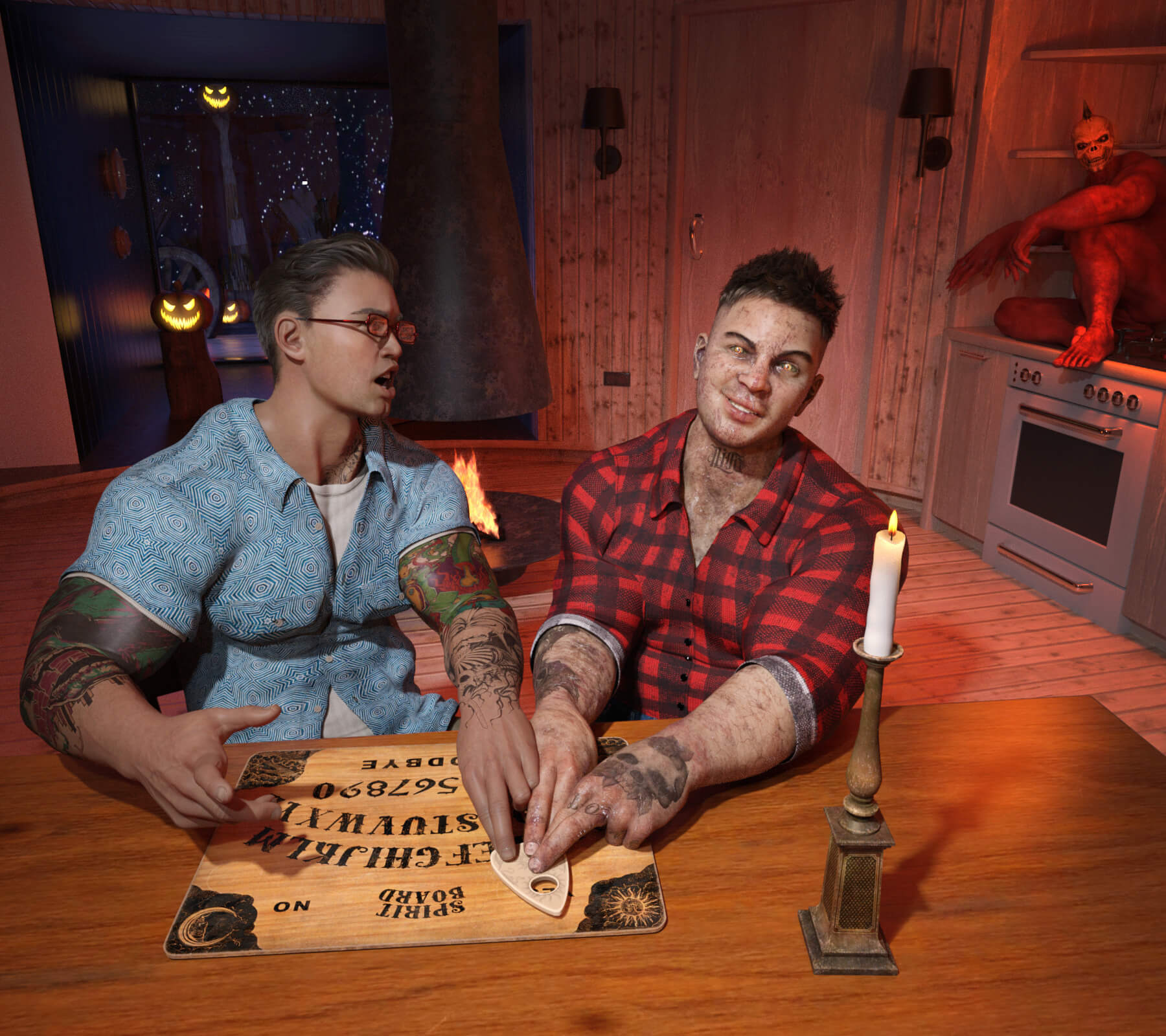 Captain Howdy's Working Overtime | RenderHub Forum