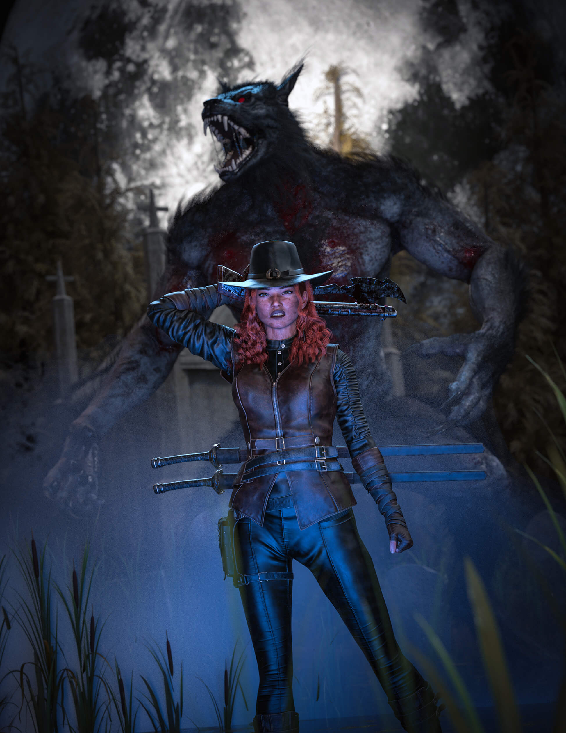 Graveyard Moon | RenderHub Forum