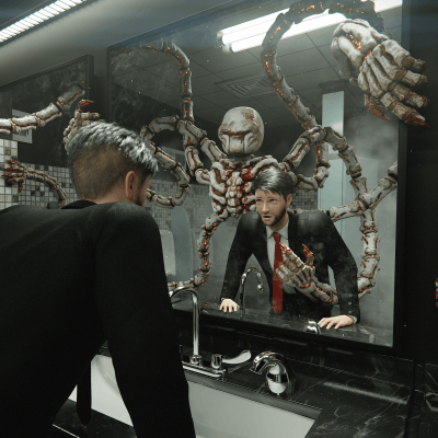 Mirrors Monsters and... Public Bathrooms