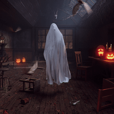 Ghost in a House